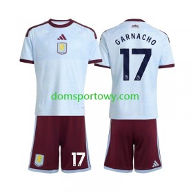Koszulka Aston Villa Alejandro Garnacho 17 Dziecięcy Trzeci Koszulki Piłkarskie 2026-2027 Krótki Rękaw